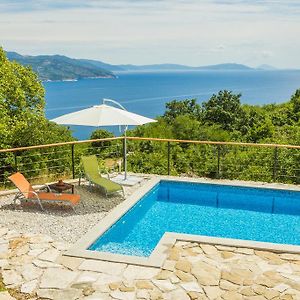Brseč Ivanini Secluded Stone Villa With A Stunning View Exterior photo