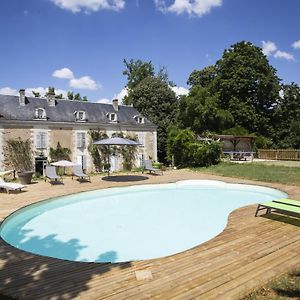 לינה וארוחת בוקר Vellèches Manoir De La Blonnerie Exterior photo