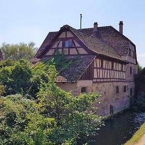 לינה וארוחת בוקר Le Moulin De Krautergersheim Exterior photo