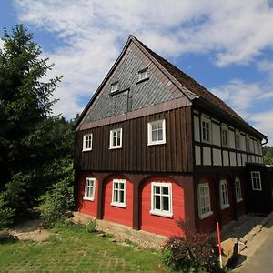 הוילה Oberlausitzer Ferienhaus Gebirgshaeusl Jonsdorf Exterior photo