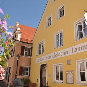 הרבורג Hotel Gasthof Zum Goldenen Lamm Exterior photo