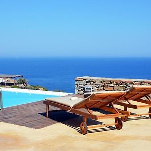 Otziás Stylish Stone Villa With A Swimming Pool, Sea View And Large Terrace, Ideal For A Family Or A Group Of Friends Exterior photo