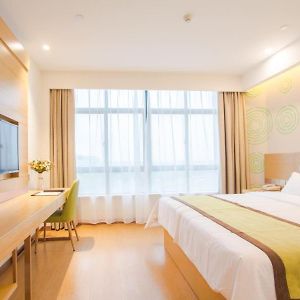 דזיאסין Greentree Inn Wuxi Huishan District Yangshan Town Jiayang Life Plaza Business Hotel Exterior photo