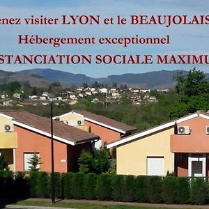 מלון בלוויל סור סאן Au Beaujolais Saint Jean Exterior photo