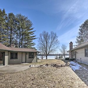 Park Falls Lakefront Escape With Fishing Pier And Snowmobiling! Exterior photo