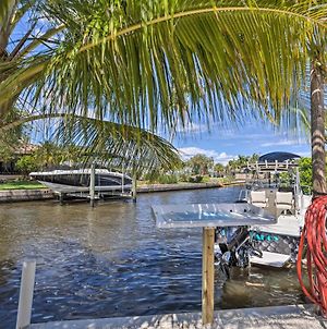 Palm City Canalfront Home With Tiki Hut And Dock! Exterior photo