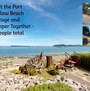 Private Beach - Book Port Ludlow Beach Cottage And Camper Together Exterior photo